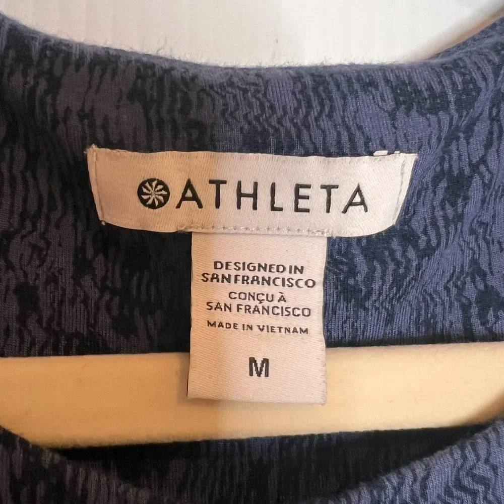 ATHLETA Santorini Thera Print Sleeveless Mini Dress. Size‎ M
